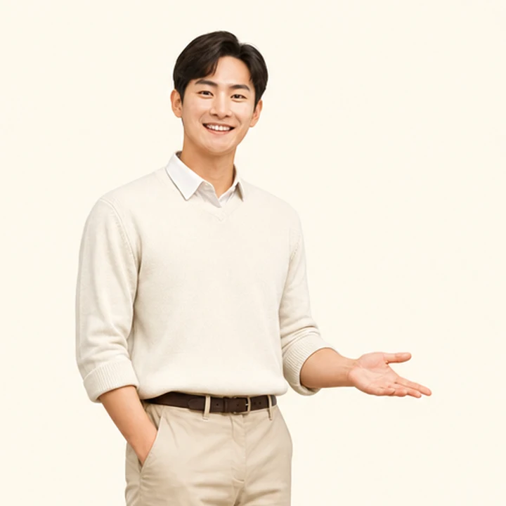 무심사 장기렌트카 비용 상담 신청을 안내하는 담당자